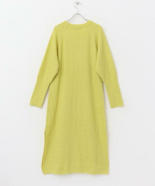 URBAN RESEARCH ROSSO / アーバンリサーチ ロッソ ワンピース | ヤク混サイドスリット畦ニットワンピース | 詳細14