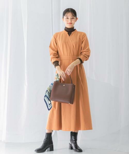 URBAN RESEARCH ROSSO / アーバンリサーチ ロッソ ワンピース | スエードライクカシュクールワンピース | 詳細2