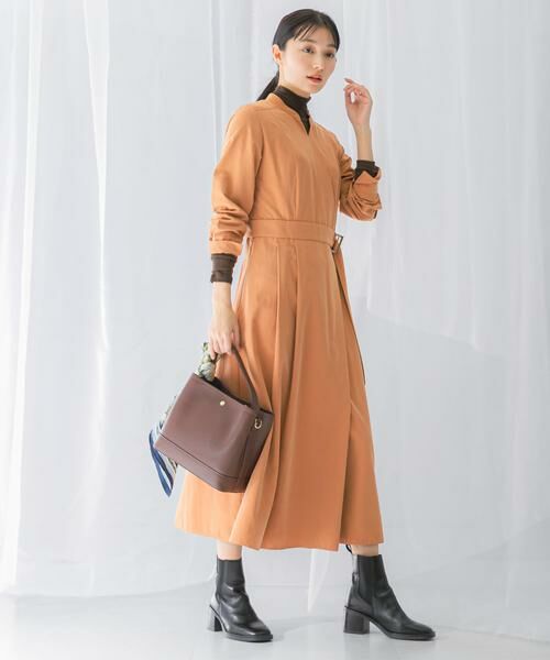 URBAN RESEARCH ROSSO / アーバンリサーチ ロッソ ワンピース | スエードライクカシュクールワンピース | 詳細3