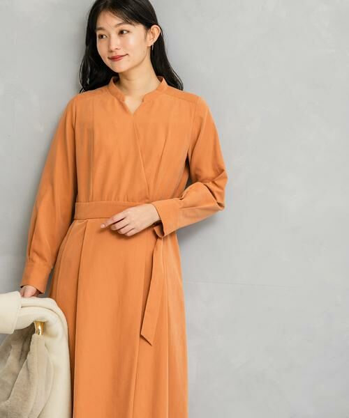 URBAN RESEARCH ROSSO / アーバンリサーチ ロッソ ワンピース | スエードライクカシュクールワンピース | 詳細5