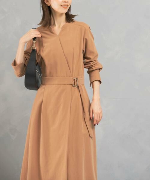 URBAN RESEARCH ROSSO / アーバンリサーチ ロッソ ワンピース | スエードライクカシュクールワンピース | 詳細7