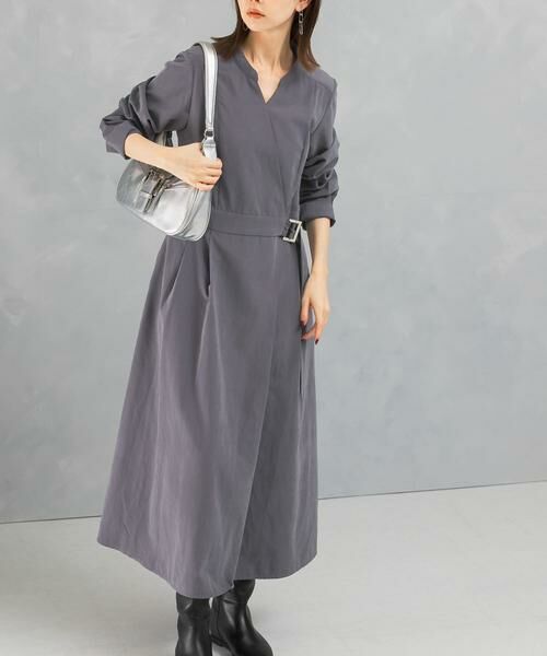 URBAN RESEARCH ROSSO / アーバンリサーチ ロッソ ワンピース | スエードライクカシュクールワンピース | 詳細16