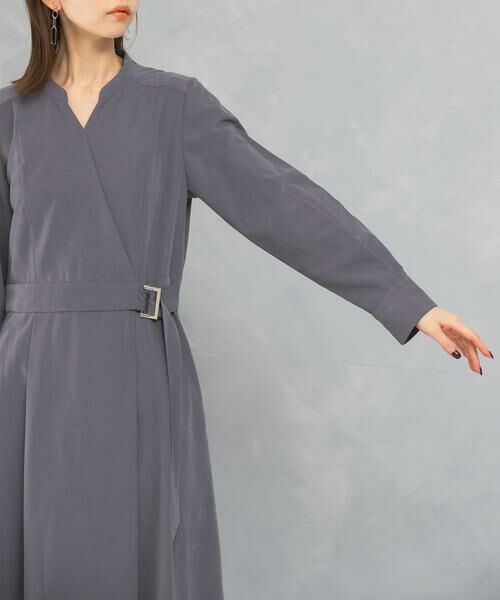 URBAN RESEARCH ROSSO / アーバンリサーチ ロッソ ワンピース | スエードライクカシュクールワンピース | 詳細25