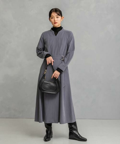 URBAN RESEARCH ROSSO / アーバンリサーチ ロッソ ワンピース | スエードライクカシュクールワンピース | 詳細20