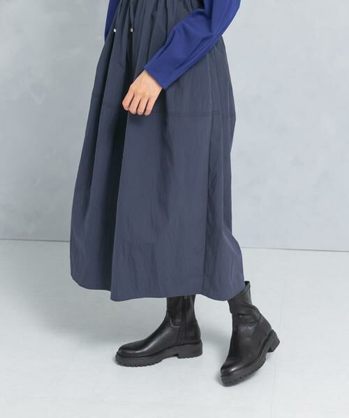 URBAN RESEARCH ROSSO / アーバンリサーチ ロッソ ワンピース | ドッキングウエストドロストワンピース | 詳細11