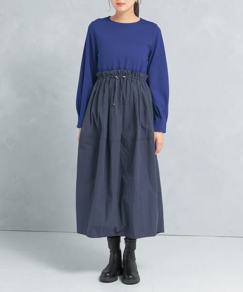 URBAN RESEARCH ROSSO / アーバンリサーチ ロッソ ワンピース | ドッキングウエストドロストワンピース | 詳細2