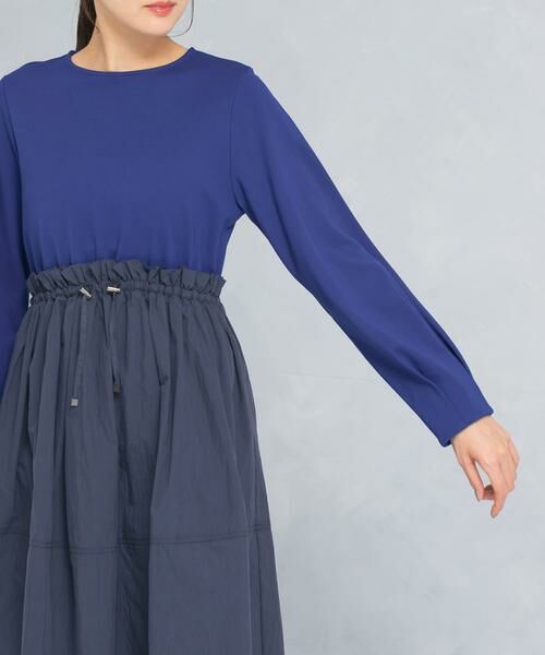 URBAN RESEARCH ROSSO / アーバンリサーチ ロッソ ワンピース | ドッキングウエストドロストワンピース | 詳細8