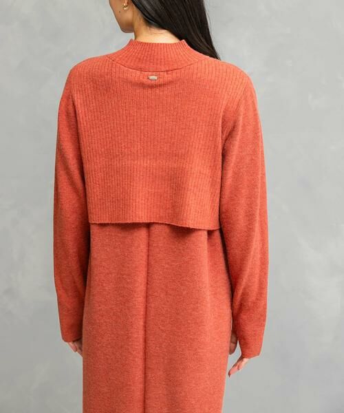 URBAN RESEARCH ROSSO / アーバンリサーチ ロッソ ワンピース | 静電防止レイヤードライクニットワンピース | 詳細12