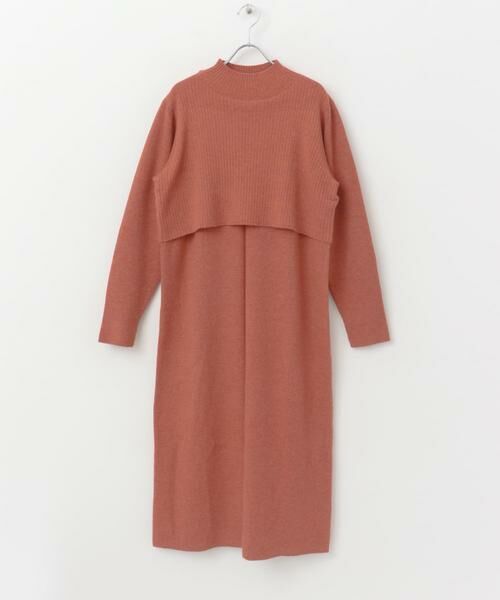 URBAN RESEARCH ROSSO / アーバンリサーチ ロッソ ワンピース | 静電防止レイヤードライクニットワンピース | 詳細14