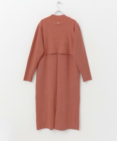 URBAN RESEARCH ROSSO / アーバンリサーチ ロッソ ワンピース | 静電防止レイヤードライクニットワンピース | 詳細17