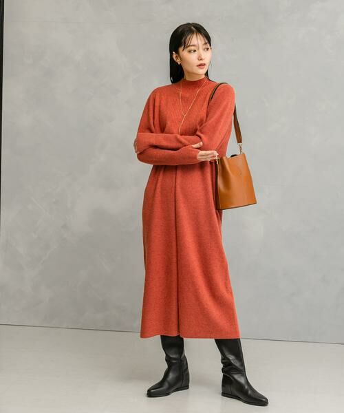 URBAN RESEARCH ROSSO / アーバンリサーチ ロッソ ワンピース | 静電防止レイヤードライクニットワンピース | 詳細2