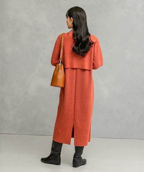 URBAN RESEARCH ROSSO / アーバンリサーチ ロッソ ワンピース | 静電防止レイヤードライクニットワンピース | 詳細3