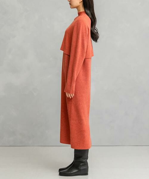 URBAN RESEARCH ROSSO / アーバンリサーチ ロッソ ワンピース | 静電防止レイヤードライクニットワンピース | 詳細5