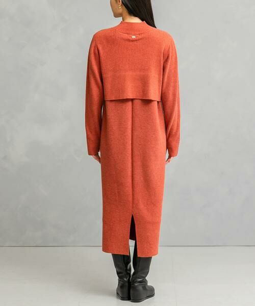 URBAN RESEARCH ROSSO / アーバンリサーチ ロッソ ワンピース | 静電防止レイヤードライクニットワンピース | 詳細6