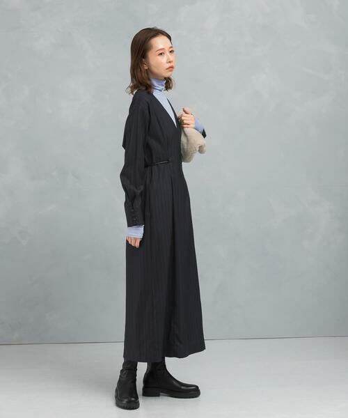 URBAN RESEARCH ROSSO / アーバンリサーチ ロッソ ワンピース | Vネックベルト付ストレートワンピース | 詳細10