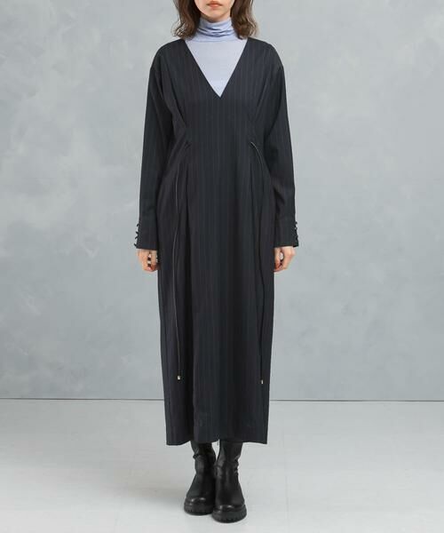 URBAN RESEARCH ROSSO / アーバンリサーチ ロッソ ワンピース | Vネックベルト付ストレートワンピース | 詳細11