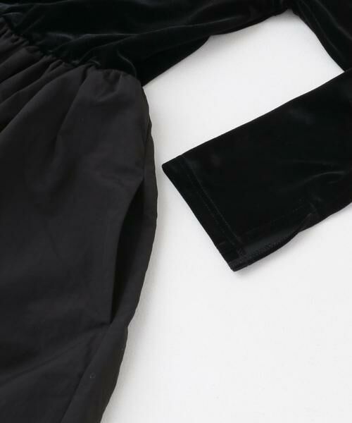 URBAN RESEARCH ROSSO / アーバンリサーチ ロッソ ワンピース | 『WEB限定』ベロアドッキングワンピース | 詳細30