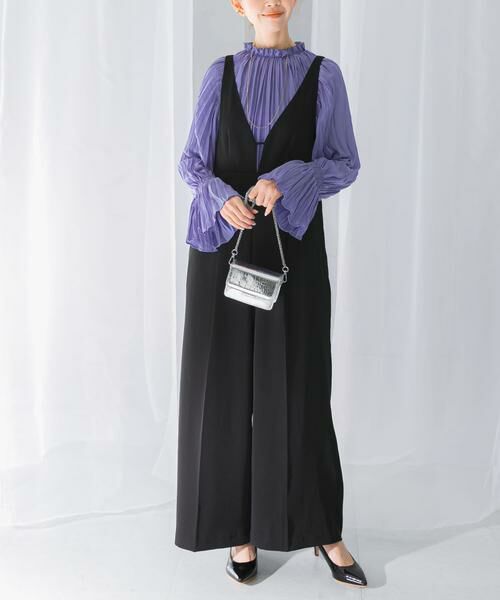 URBAN RESEARCH ROSSO / アーバンリサーチ ロッソ サロペット・オールインワン | ワイドパンツデザインオールインワン | 詳細1