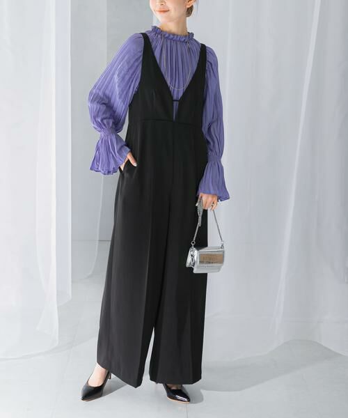 URBAN RESEARCH ROSSO / アーバンリサーチ ロッソ サロペット・オールインワン | ワイドパンツデザインオールインワン | 詳細2