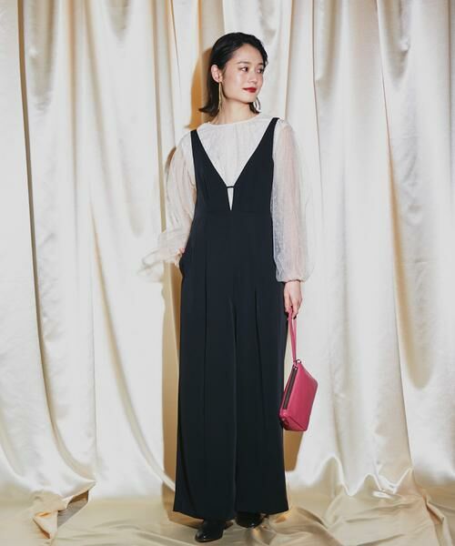 URBAN RESEARCH ROSSO / アーバンリサーチ ロッソ サロペット・オールインワン | ワイドパンツデザインオールインワン | 詳細9