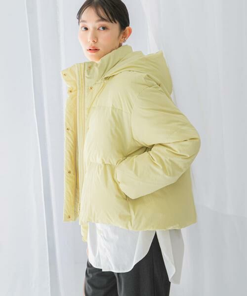 URBAN RESEARCH ROSSO/アーバンリサーチ ロッソ frenchdownショートダウンコート イエロー 36 URBAN RESEARCH ROSSO/アーバンリサーチ ロッソ frenchdownショートダウンコート イエロー 36