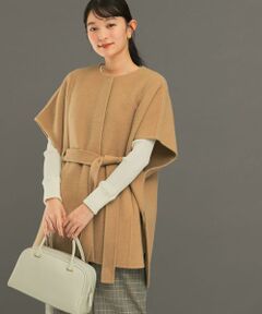 新品未使用⭐︎トゥモローランド☆ウールダブルフェイス フーテッドポンチョ ウールダブルフェイス フーテッドポンチョ （ポンチョ