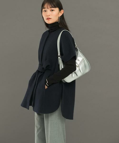 URBAN RESEARCH ROSSO / アーバンリサーチ ロッソ ポンチョ | ウールカシミヤリバーポンチョコート | 詳細5