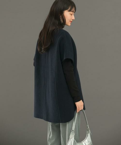 URBAN RESEARCH ROSSO / アーバンリサーチ ロッソ ポンチョ | ウールカシミヤリバーポンチョコート | 詳細6