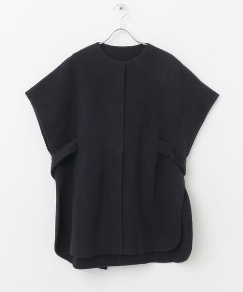 URBAN RESEARCH ROSSO / アーバンリサーチ ロッソ ポンチョ | ウールカシミヤリバーポンチョコート | 詳細9