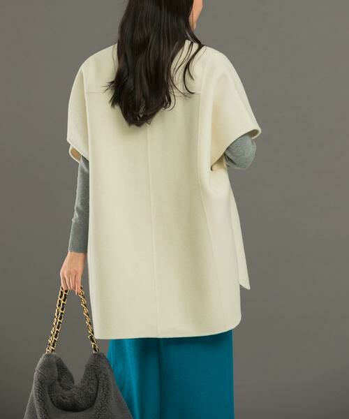 URBAN RESEARCH ROSSO / アーバンリサーチ ロッソ ポンチョ | ウールカシミヤリバーポンチョコート | 詳細18