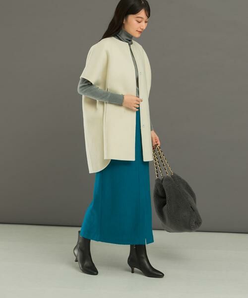 URBAN RESEARCH ROSSO / アーバンリサーチ ロッソ ポンチョ | ウールカシミヤリバーポンチョコート | 詳細19