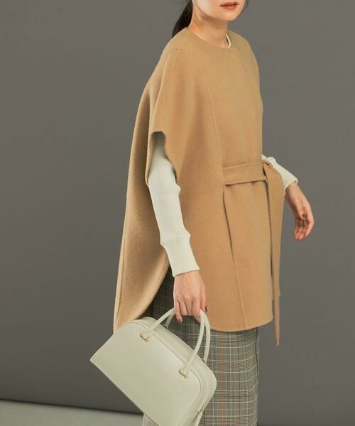 URBAN RESEARCH ROSSO / アーバンリサーチ ロッソ ポンチョ | ウールカシミヤリバーポンチョコート | 詳細24