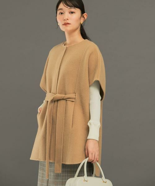 URBAN RESEARCH ROSSO / アーバンリサーチ ロッソ ポンチョ | ウールカシミヤリバーポンチョコート | 詳細25