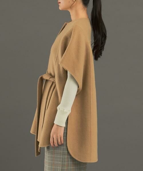 URBAN RESEARCH ROSSO / アーバンリサーチ ロッソ ポンチョ | ウールカシミヤリバーポンチョコート | 詳細28