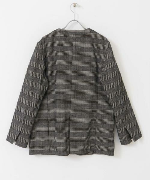 URBAN RESEARCH ROSSO / アーバンリサーチ ロッソ ノーカラージャケット | モールチェックノーカラーオーバージャケット | 詳細22