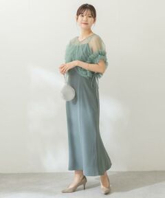 URBAN RESEARCH ROSSO / アーバンリサーチ ロッソ ドレス | チュールフリル2WAYドレス