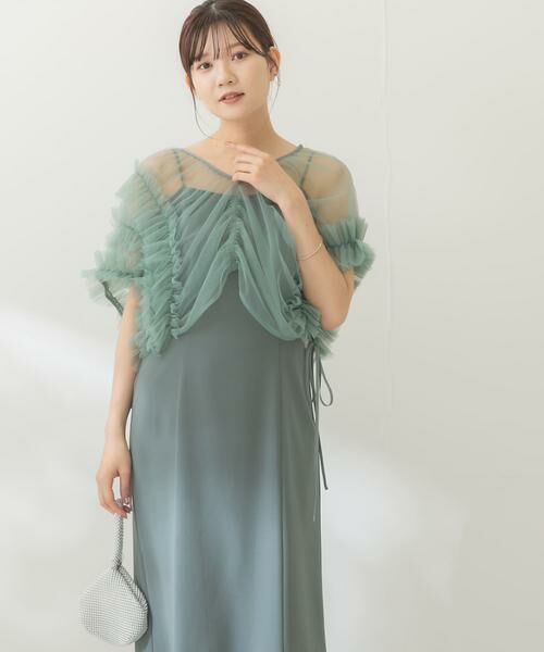 URBAN RESEARCH ROSSO / アーバンリサーチ ロッソ ドレス | チュールフリル2WAYドレス | 詳細3