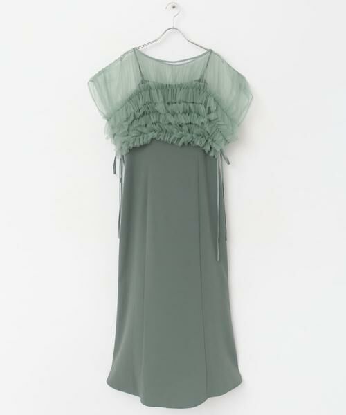 URBAN RESEARCH ROSSO / アーバンリサーチ ロッソ ドレス | チュールフリル2WAYドレス | 詳細9