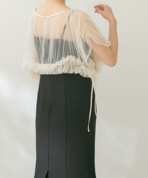 URBAN RESEARCH ROSSO / アーバンリサーチ ロッソ ドレス | チュールフリル2WAYドレス | 詳細20