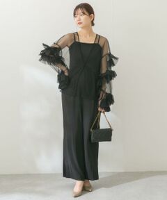 URBAN RESEARCH ROSSO / アーバンリサーチ ロッソ セットアップ | チュールブラウス×オールインワン