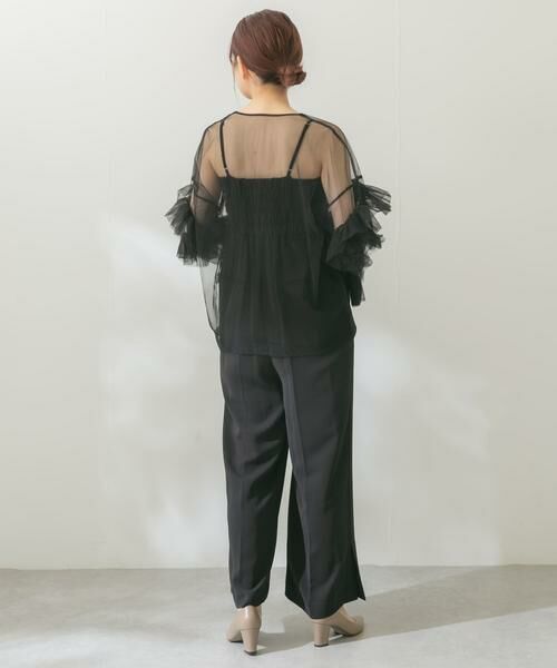 URBAN RESEARCH ROSSO / アーバンリサーチ ロッソ セットアップ | チュールブラウス×オールインワン | 詳細4