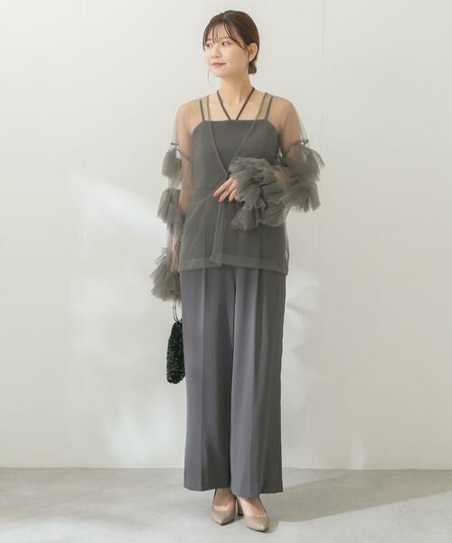 URBAN RESEARCH ROSSO / アーバンリサーチ ロッソ セットアップ | チュールブラウス×オールインワン | 詳細8