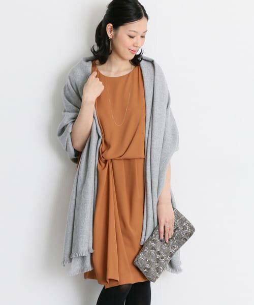 URBAN RESEARCH ROSSO / アーバンリサーチ ロッソ ドレス | アシメドレープドレス∴ | 詳細1