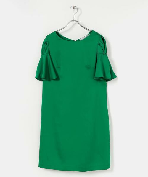 URBAN RESEARCH ROSSO/アーバンリサーチ ロッソ デザインスリーブドレス∴ グリーン FREE URBAN RESEARCH ROSSO/アーバンリサーチ ロッソ デザインスリーブドレス∴ グリーン FREE