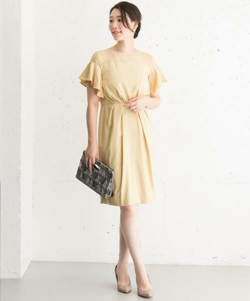 URBAN RESEARCH ROSSO / アーバンリサーチ ロッソ ドレス | デコルテレースフリルドレス∴ | 詳細4