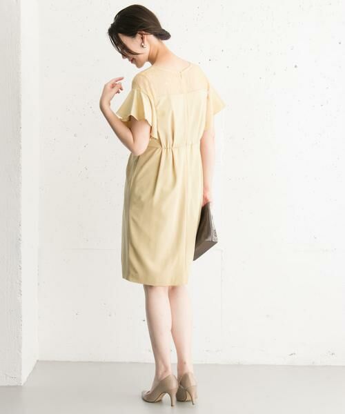 URBAN RESEARCH ROSSO / アーバンリサーチ ロッソ ドレス | デコルテレースフリルドレス∴ | 詳細5