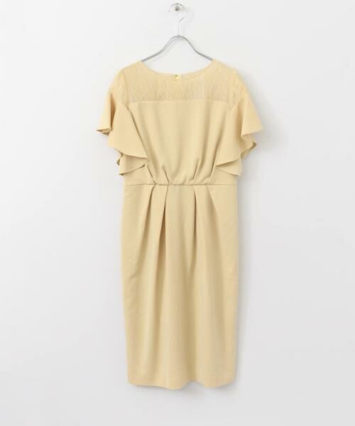 URBAN RESEARCH ROSSO / アーバンリサーチ ロッソ ドレス | デコルテレースフリルドレス∴ | 詳細7