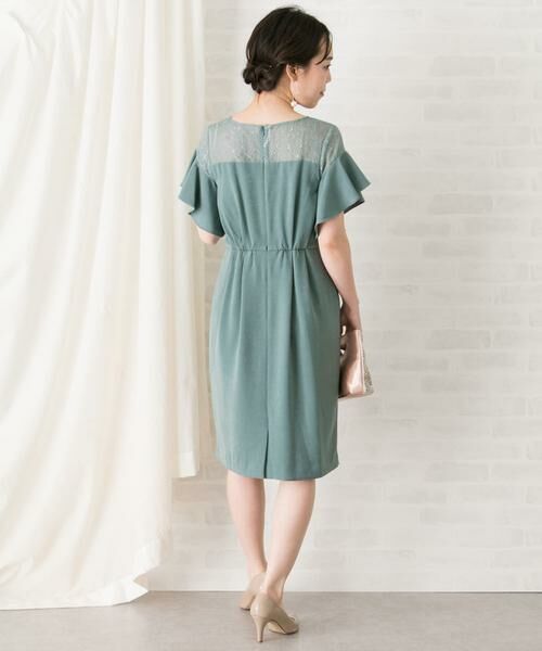 URBAN RESEARCH ROSSO / アーバンリサーチ ロッソ ドレス | デコルテレースフリルドレス∴ | 詳細14