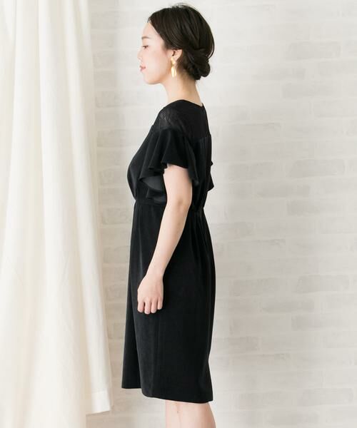 URBAN RESEARCH ROSSO / アーバンリサーチ ロッソ ドレス | デコルテレースフリルドレス∴ | 詳細23