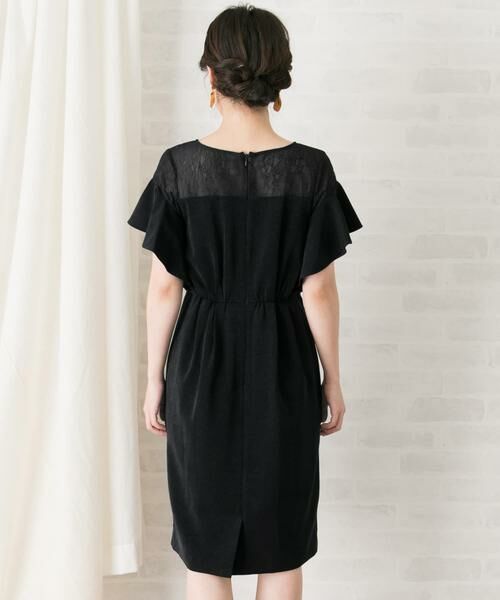 URBAN RESEARCH ROSSO / アーバンリサーチ ロッソ ドレス | デコルテレースフリルドレス∴ | 詳細24